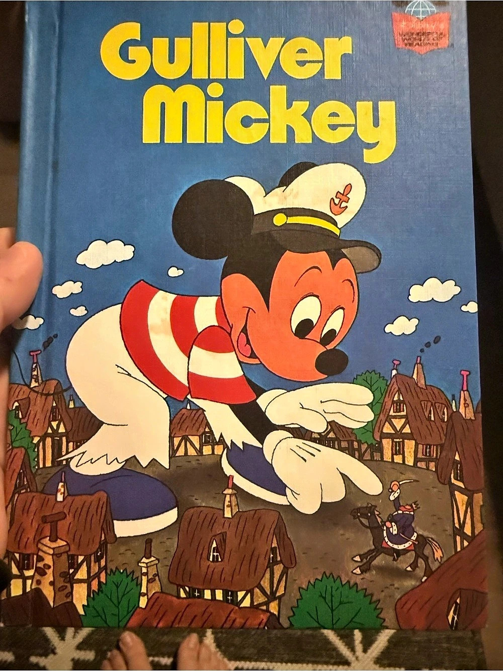 Vintage Disney Gulliver Mickey Illustrated Children's Book